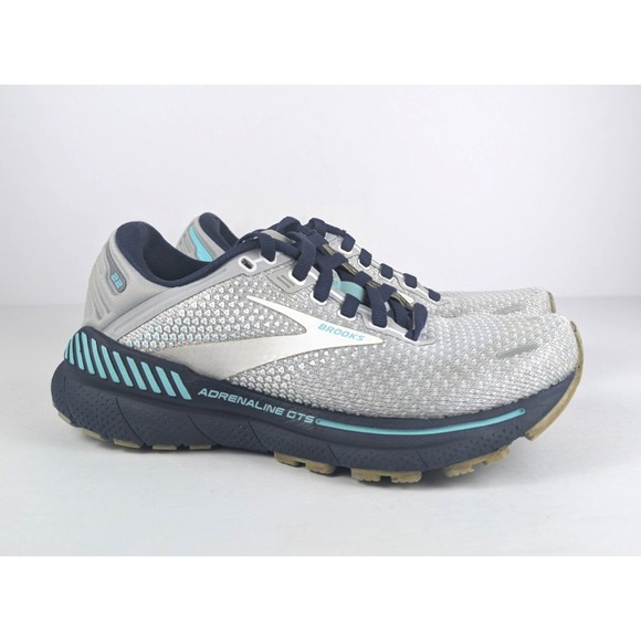 Brooks Shoes - Brooks Womens Adrenaline GTS 22 1203531B036 Gray Running Shoes Sneakers Size 5.5